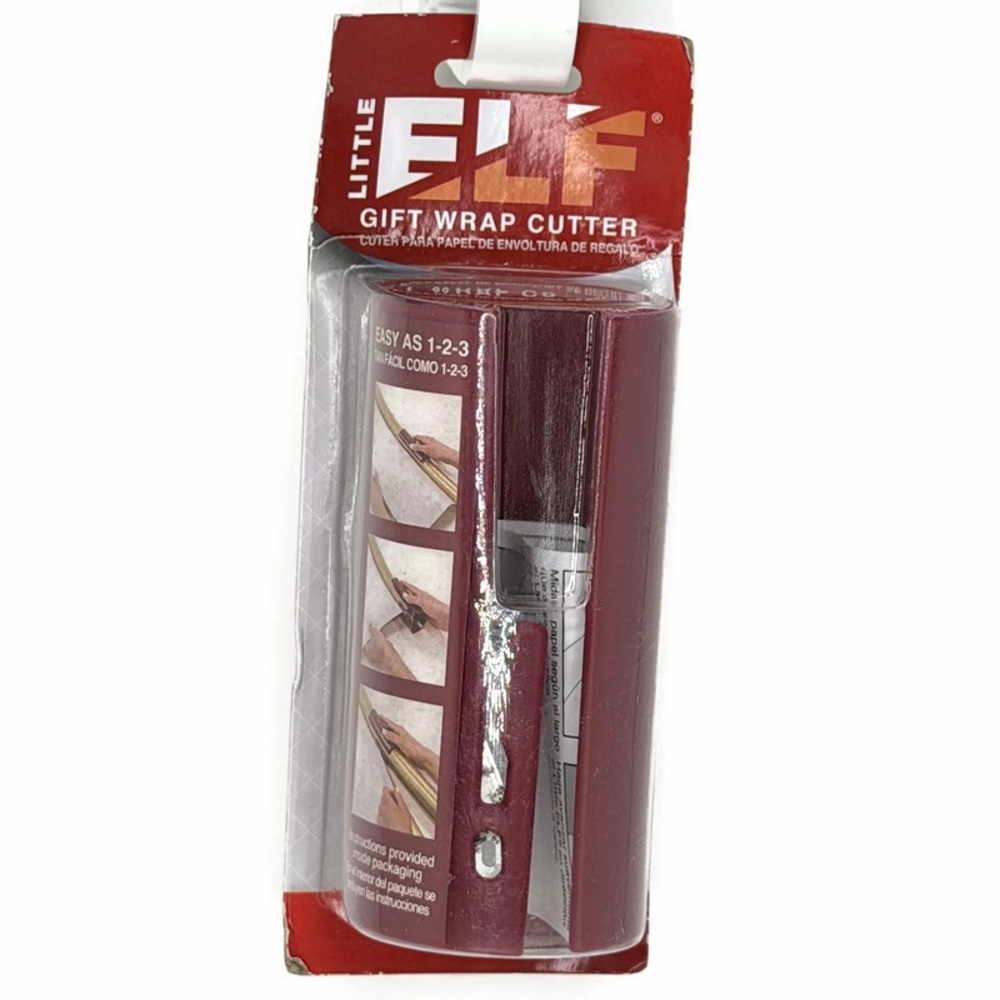 Little Elf Gift Wrap Cutter - Red